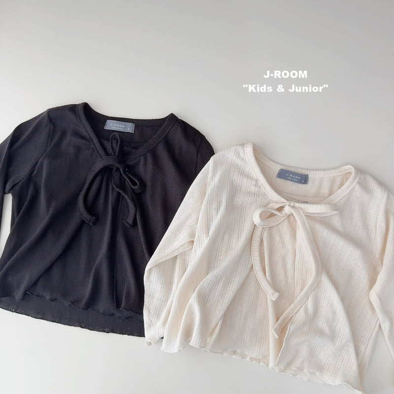 Eyelet Cardigan Set by J-Room for Child - view 2