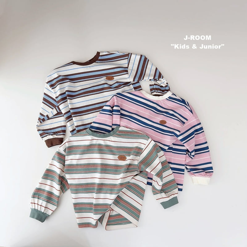 Ricky Multi Striped Tee by J-Room for Child - view 2