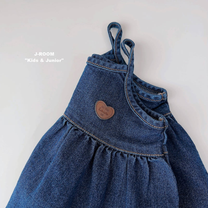 Heart Denim Bustier by J-Room for Child - view 3