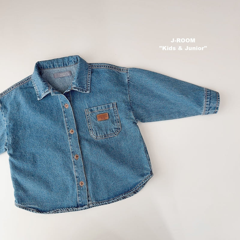 Tin Label Denim Shirt by J-Room for Child - view 7