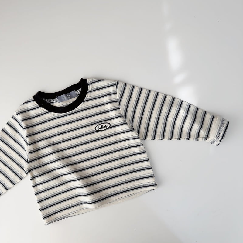 Butter Stretch Striped Tee by J-Room for Child - view 11