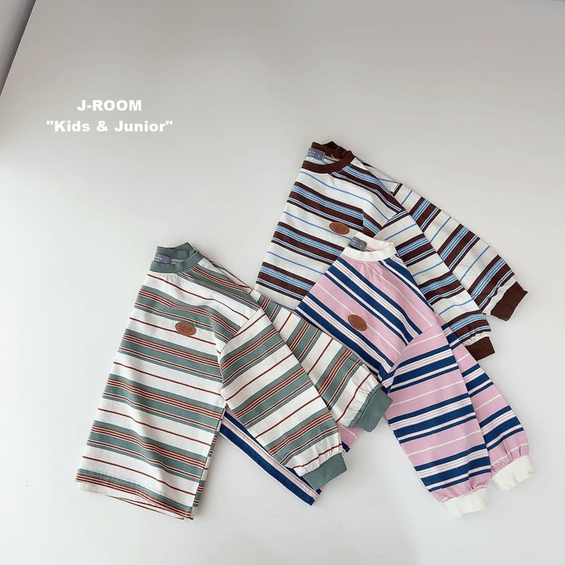 Ricky Multi Striped Tee by J-Room for Child - view 7