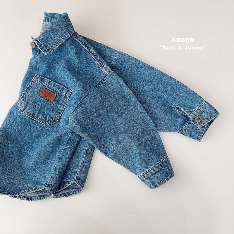 Tin Label Denim Shirt by J-Room for Child - view 8