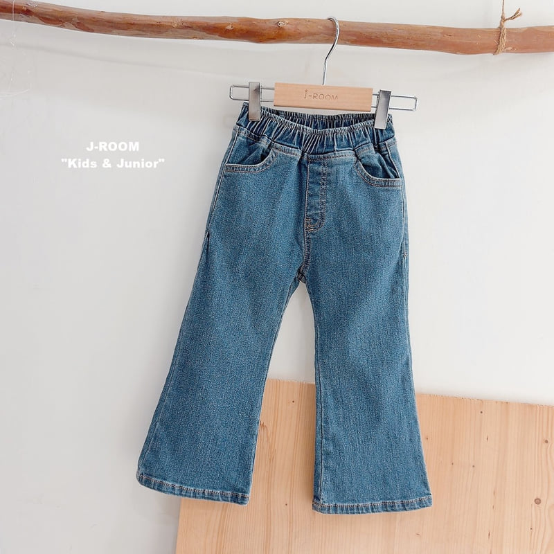 Ribbon Label Stretch Bootcut Pants by J-Room for Child - view 5