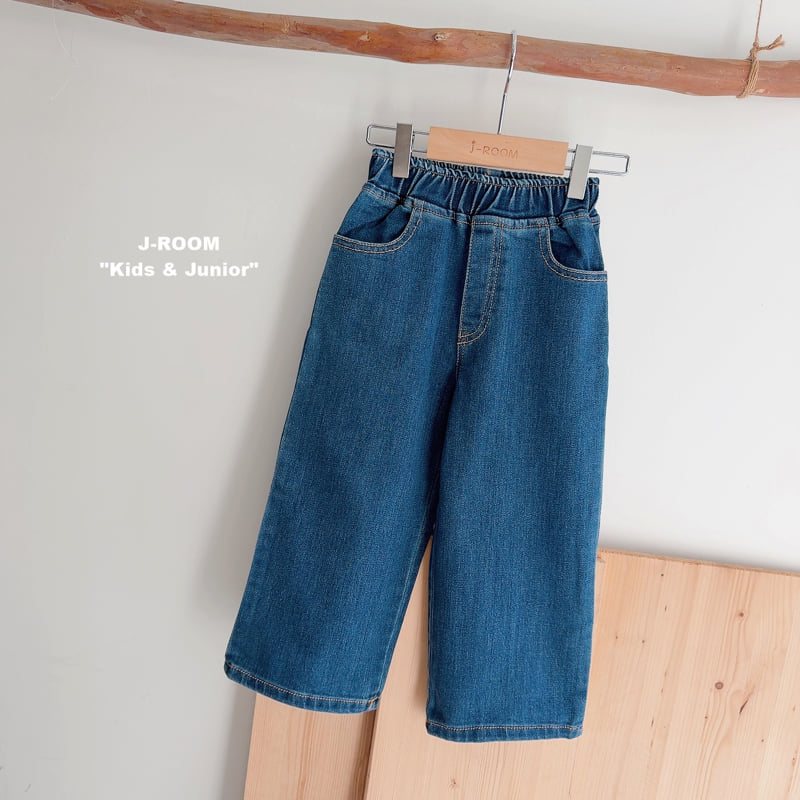 Special Price Stretch Denim Wide Pants by J-Room for Child - view 1