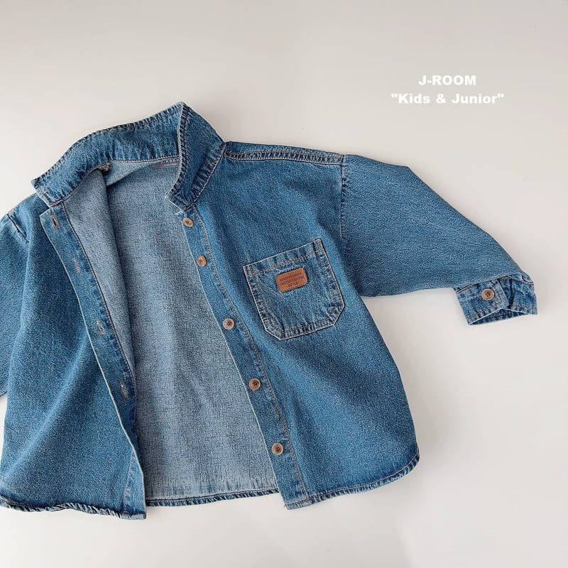 Tin Label Denim Shirt by J-Room for Child - view 9