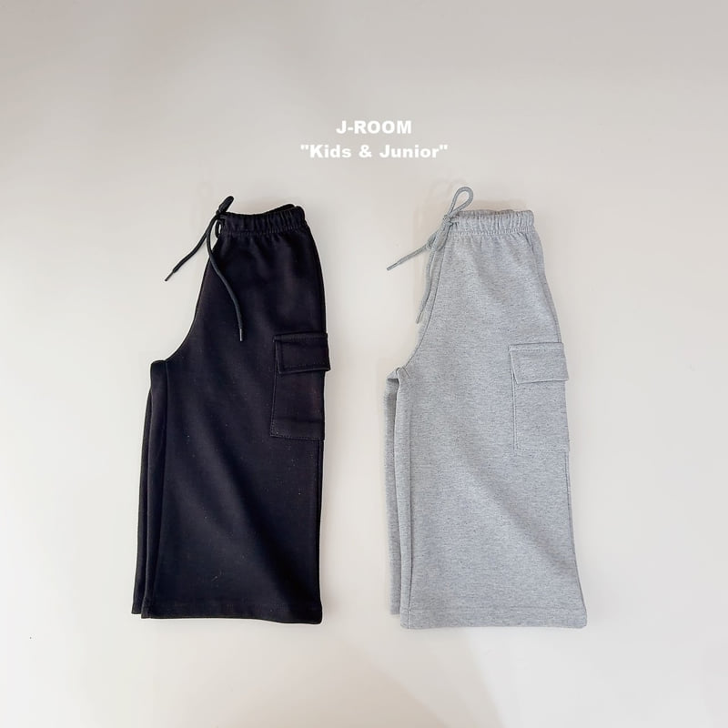 Loose Fit Wide Cargo Pants by J-Room for Child - view 6