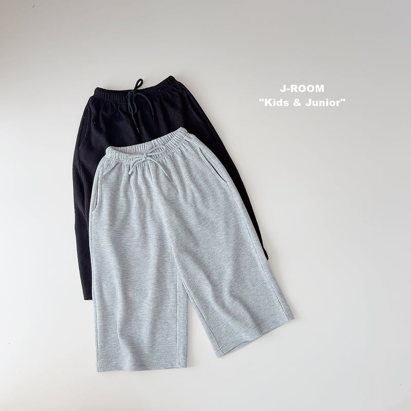 Silky Ribbed Wide Pants by J-Room for Child - view 3