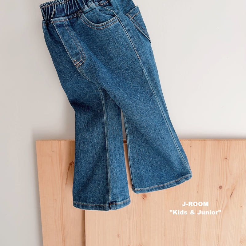Special Price Stretch Denim Bootcut Pants by J-Room for Child - view 3
