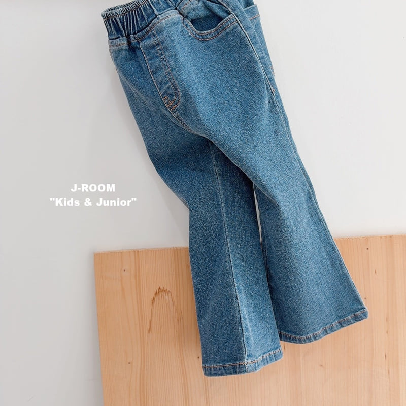 Ribbon Label Stretch Bootcut Pants by J-Room for Child - view 7