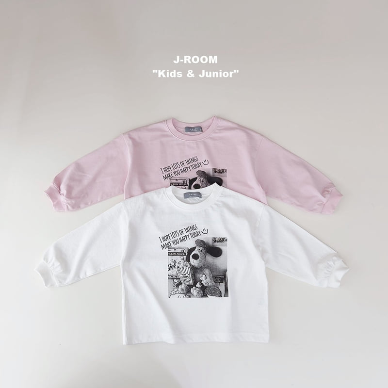Popcorn Black and White Printed Tee by J-Room for Child - view 2