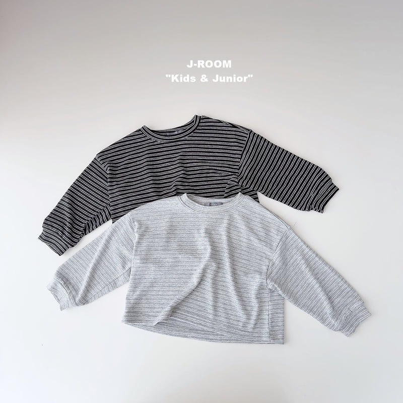 Cozy Stretch Striped Tee by J-Room for Child - view 1