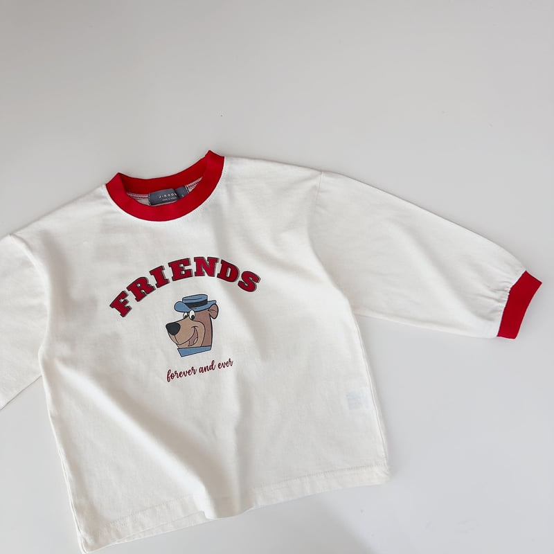 Friends Bear Color Block Tee by J-Room for Child - view 9