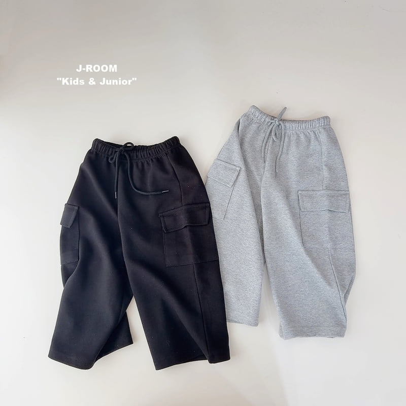 Loose Fit Wide Cargo Pants by J-Room for Child - view 7