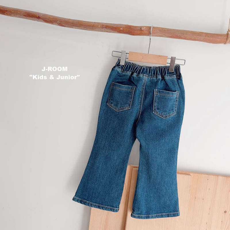 Special Price Stretch Denim Bootcut Pants by J-Room for Child - view 4