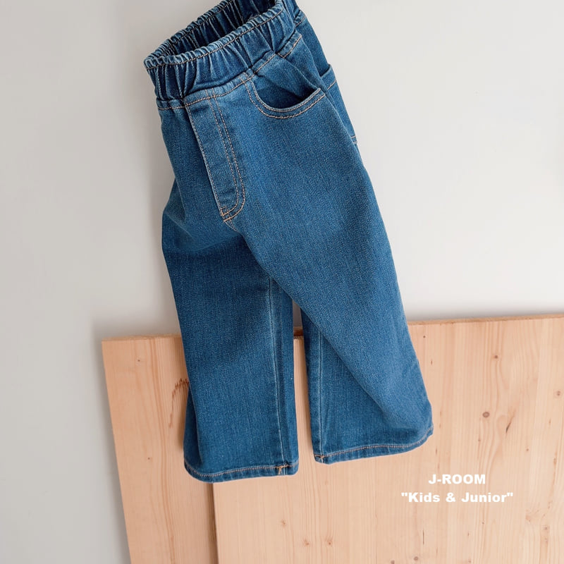 Special Price Stretch Denim Wide Pants by J-Room for Child - view 3