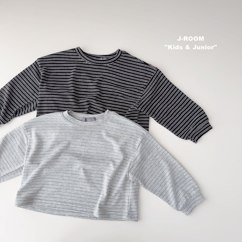 Cozy Stretch Striped Tee by J-Room for Child - view 2