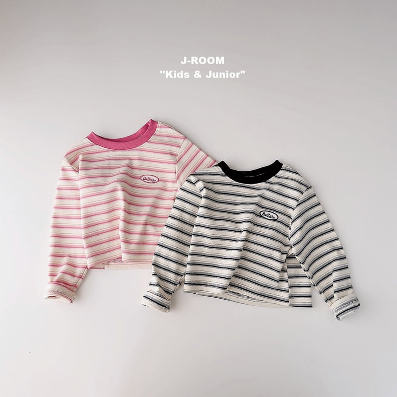 Butter Stretch Striped Tee by J-Room for Child - view 1