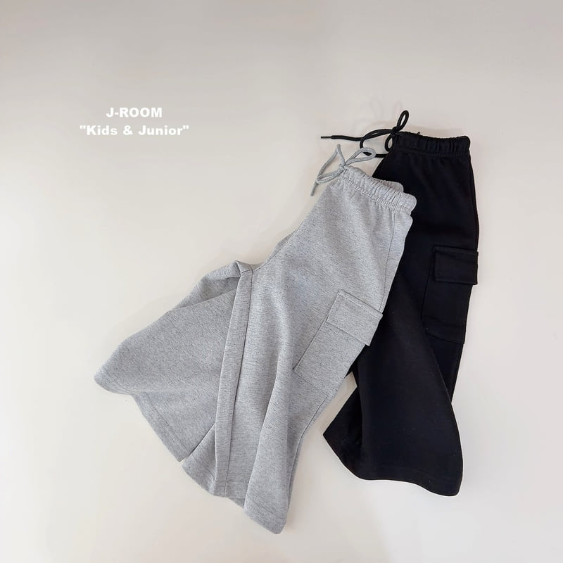 Loose Fit Wide Cargo Pants by J-Room for Child - view 8