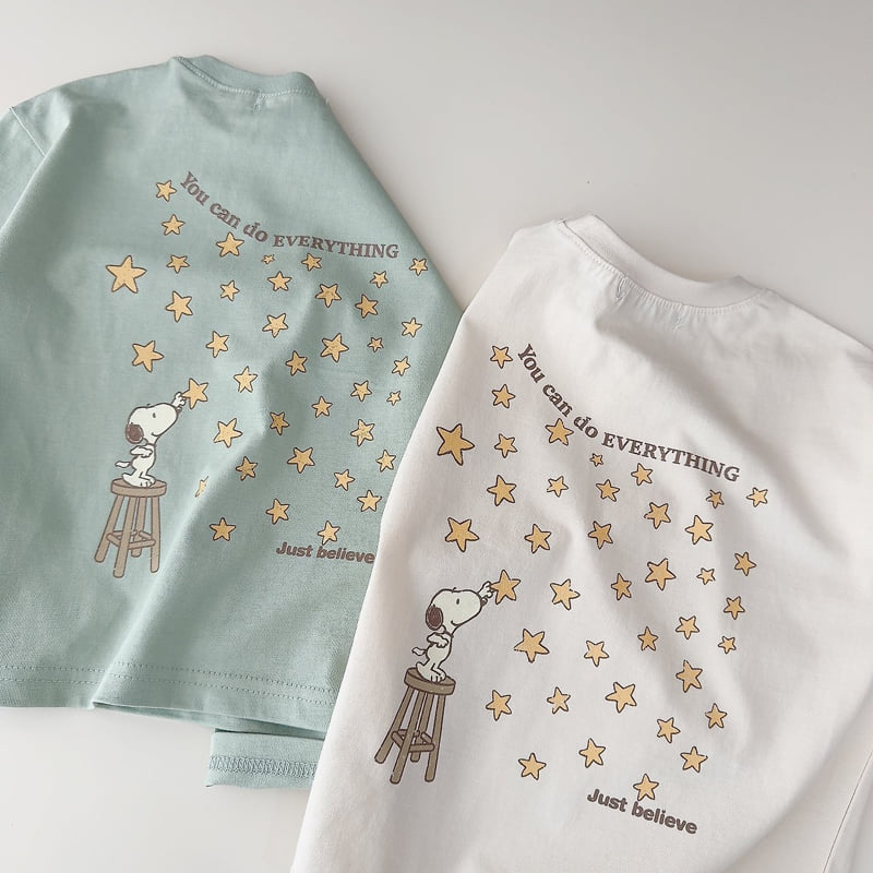 Star Front and Back Printed Tee by J-Room for Child - view 6