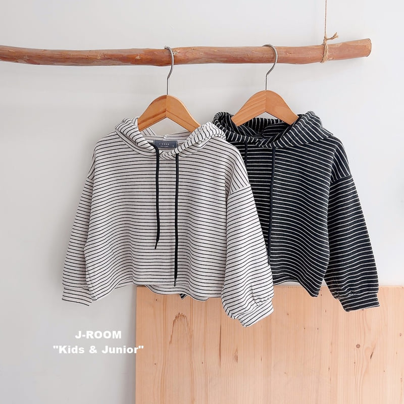 Millet Striped Hoodie by J-Room for Child - view 3