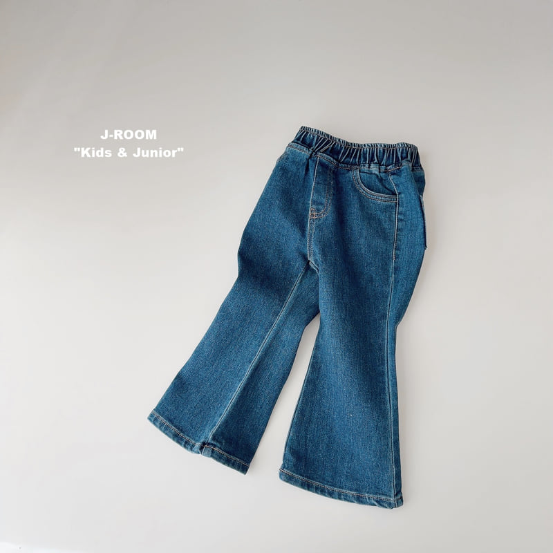 Special Price Stretch Denim Bootcut Pants by J-Room for Child - view 5
