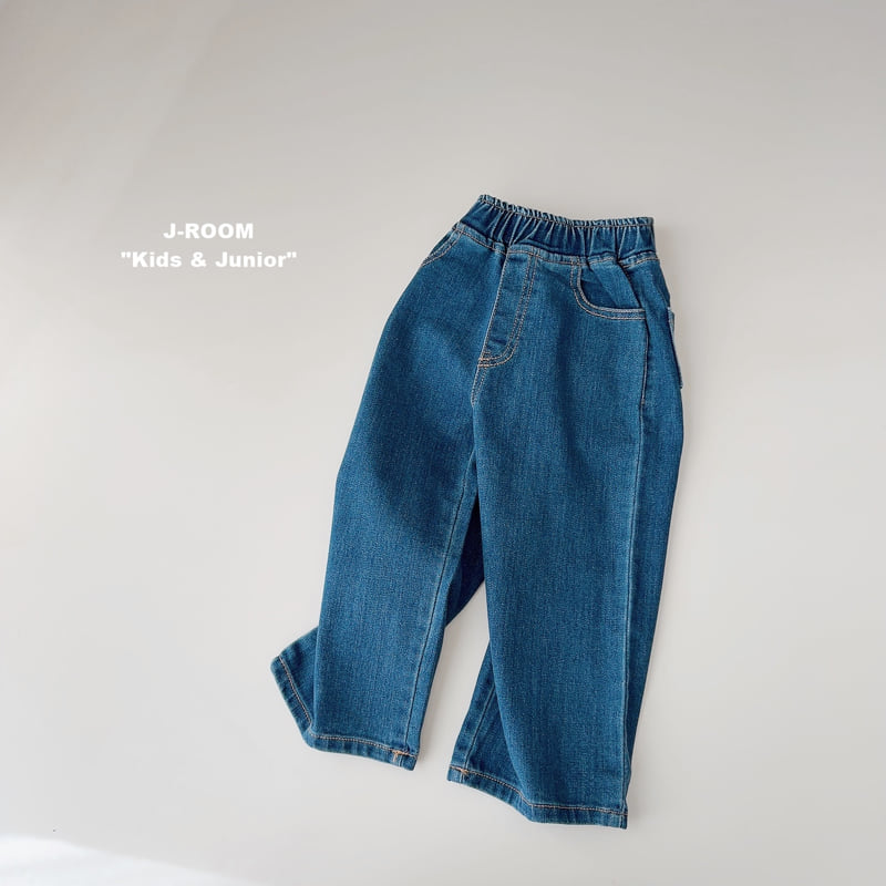 Special Price Stretch Denim Wide Pants by J-Room for Child - view 4