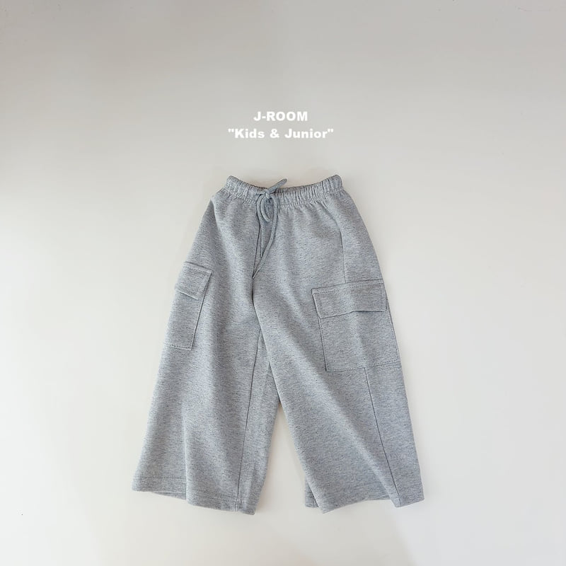 Loose Fit Wide Cargo Pants by J-Room for Child - view 9