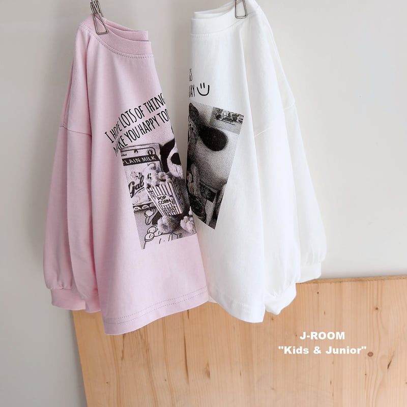 Popcorn Black and White Printed Tee by J-Room for Child - view 5