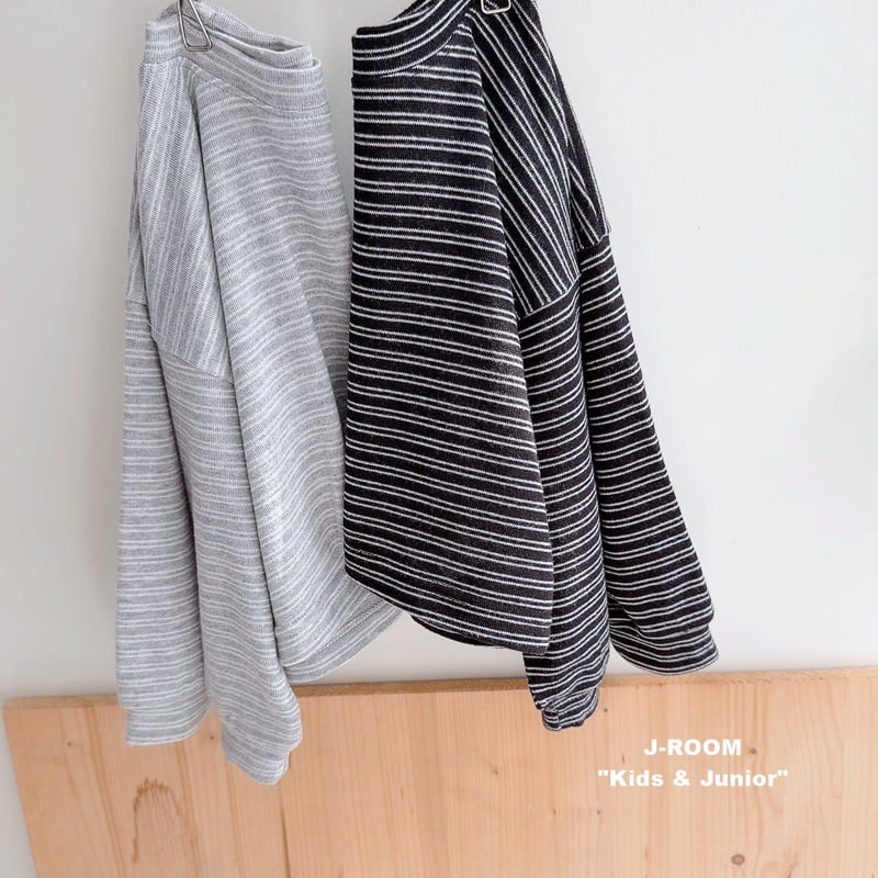 Cozy Stretch Striped Tee by J-Room for Child - view 4