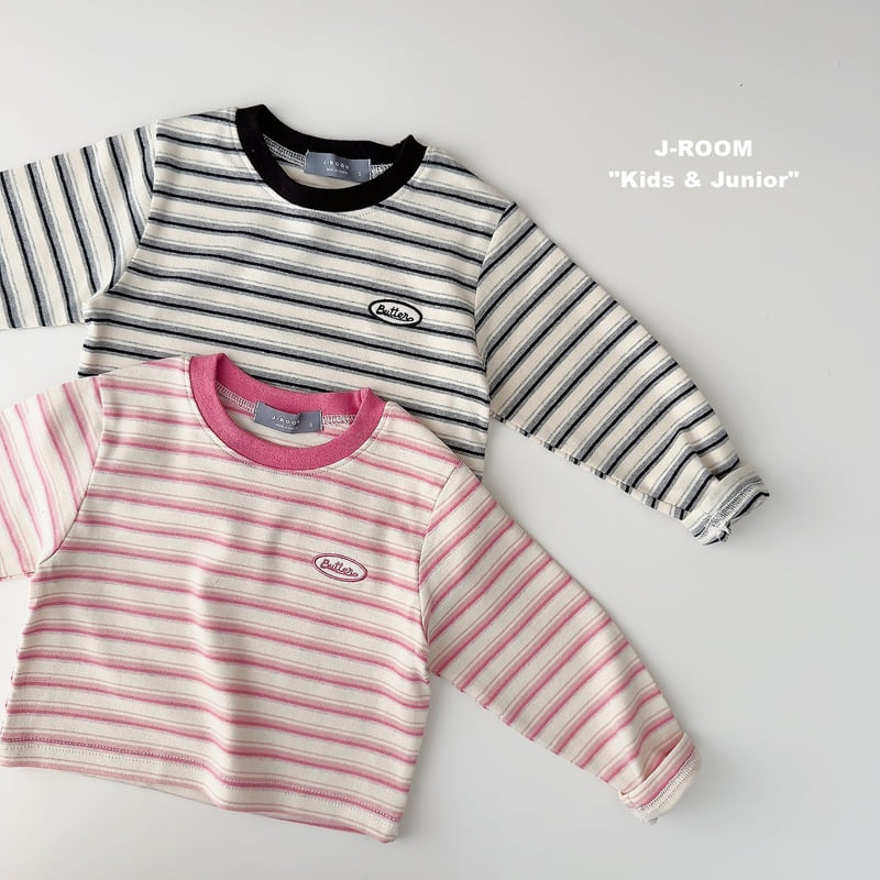 Butter Stretch Striped Tee by J-Room for Child - view 3