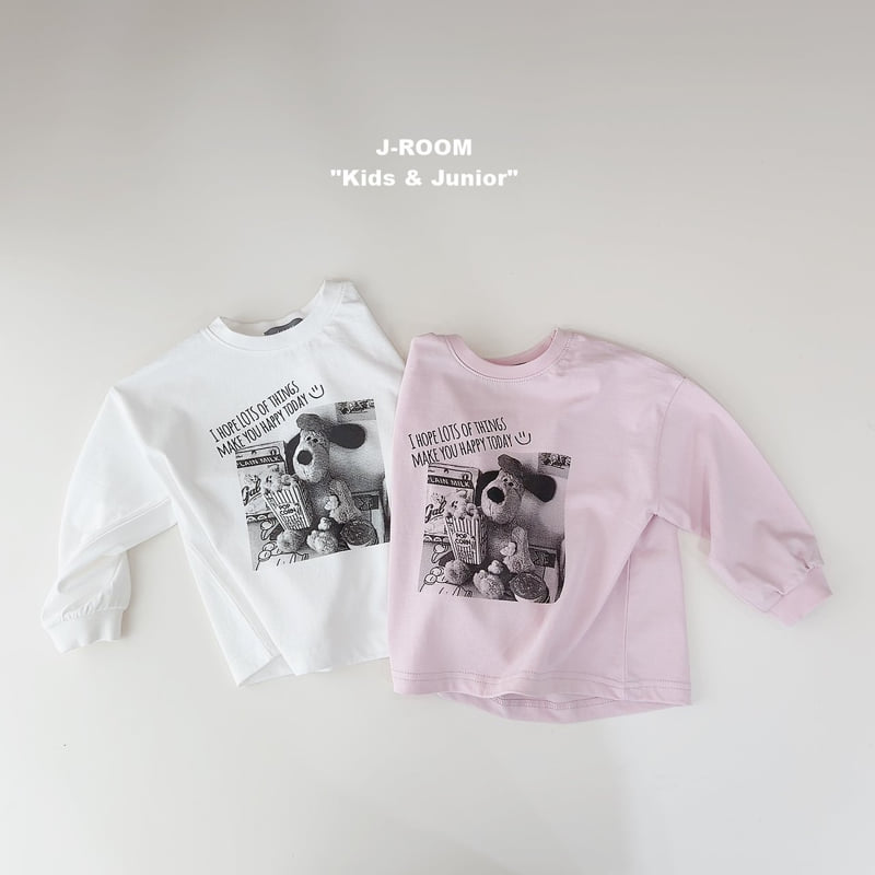 Popcorn Black and White Printed Tee by J-Room for Child - view 6