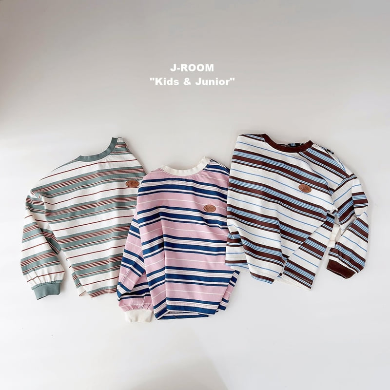 Ricky Multi Striped Tee by J-Room for Child - view 1