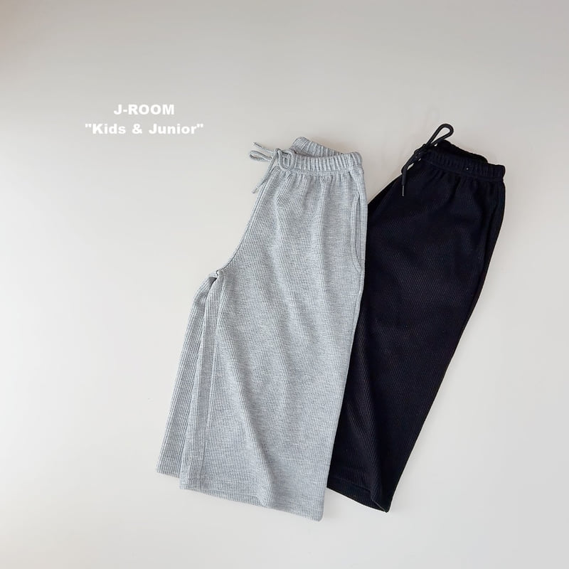 Silky Ribbed Wide Pants by J-Room for Child - view 8