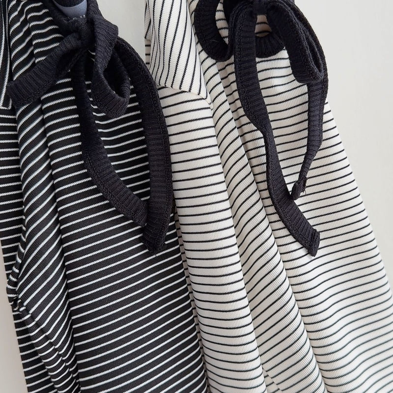 Ribbon Strap Striped Tee by J-Room for Child - view 5