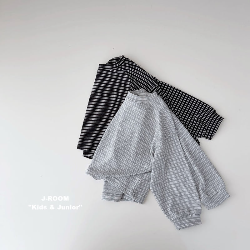 Cozy Stretch Striped Tee by J-Room for Child - view 7