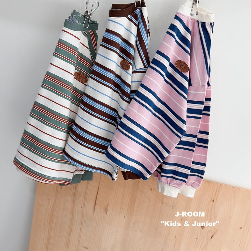 Ricky Multi Striped Tee by J-Room for Child - view 3