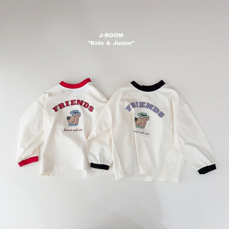 Friends Bear Color Block Tee by J-Room for Child - view 1