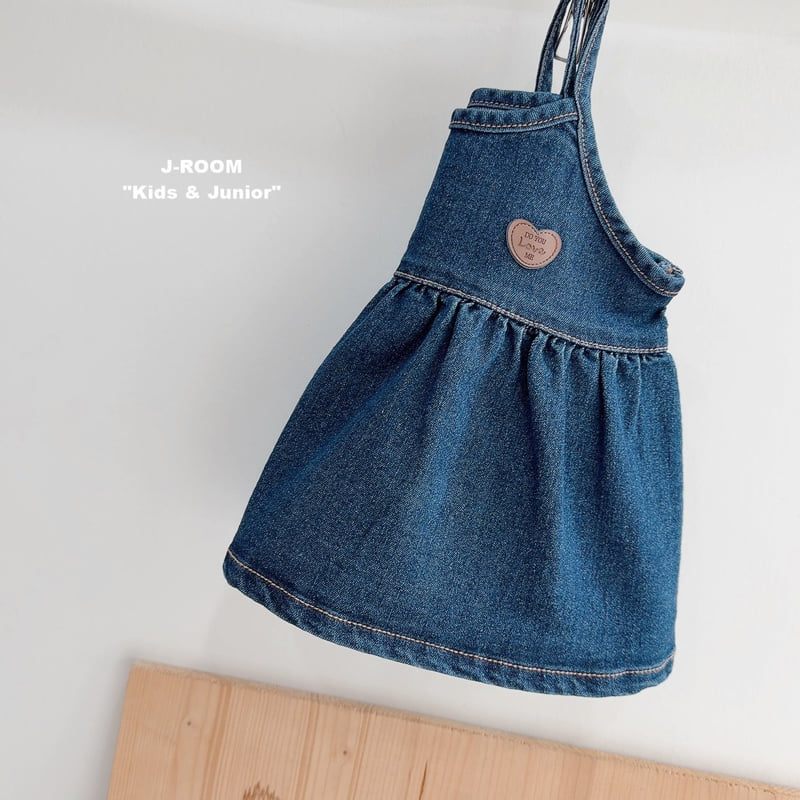 Heart Denim Bustier by J-Room for Child - view 4