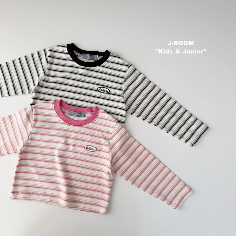 Butter Stretch Striped Tee by J-Room for Child - view 7