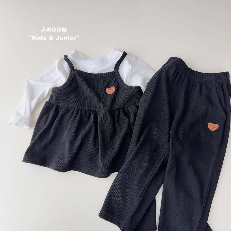 Ribbed Heart Bustier by J-Room for Child - view 7
