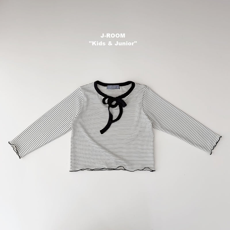 Ribbon Strap Striped Tee by J-Room for Child - view 7