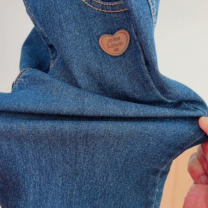 Stretch Label Wide Denim Pants by J-Room for Child - view 6