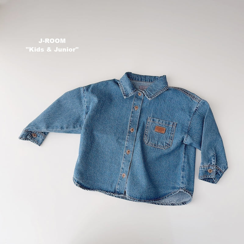 Tin Label Denim Shirt by J-Room for Child - view 2
