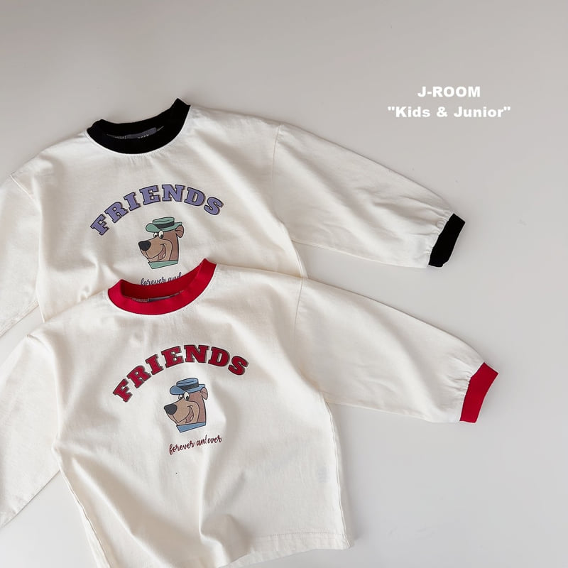 Friends Bear Color Block Tee by J-Room for Child - view 3