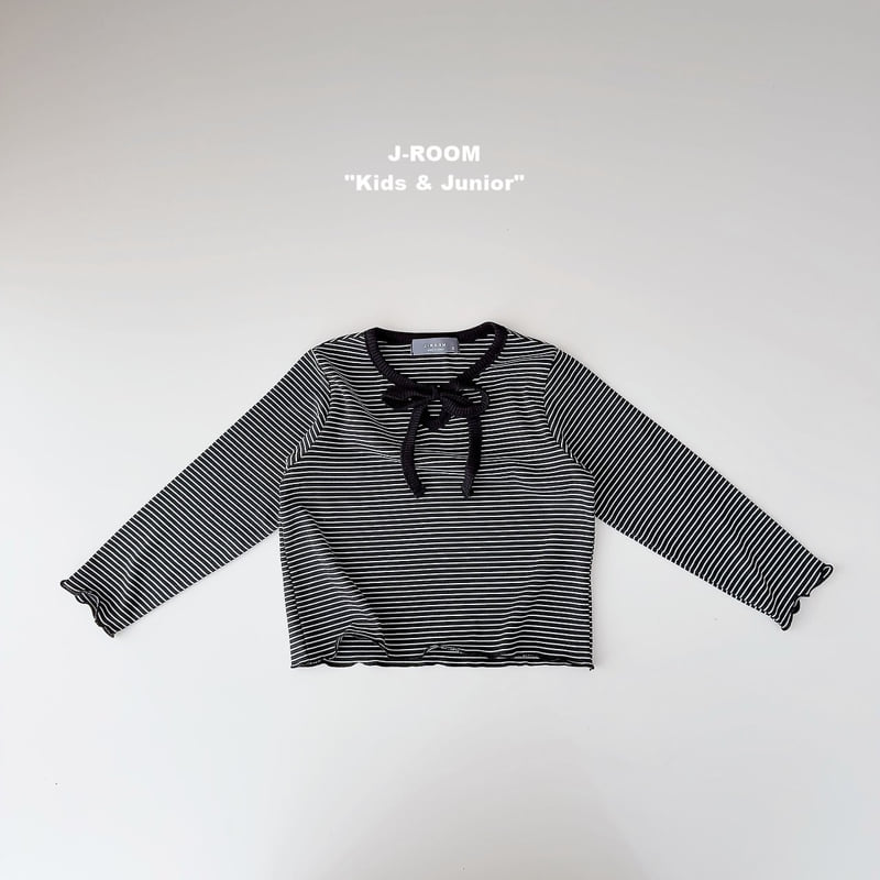 Ribbon Strap Striped Tee by J-Room for Child - view 8