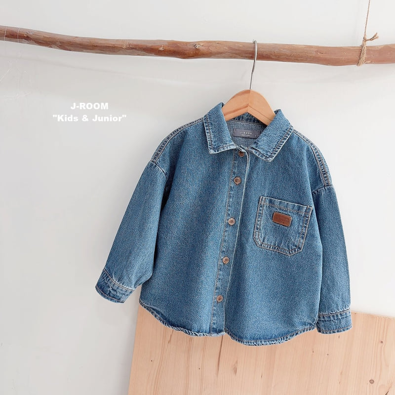 Tin Label Denim Shirt by J-Room for Child - view 3