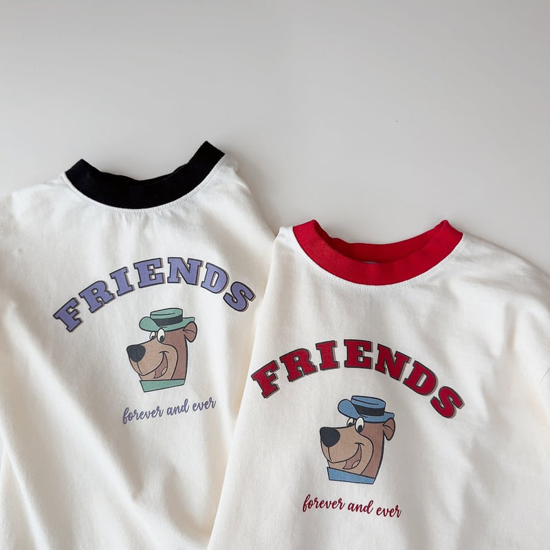 Friends Bear Color Block Tee by J-Room for Child - view 4
