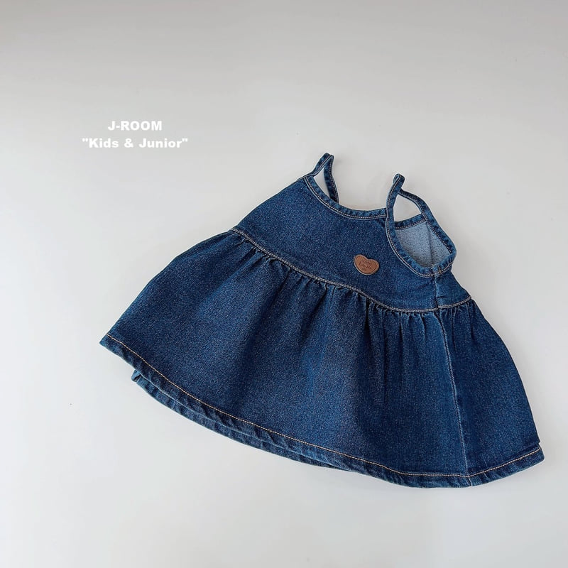 Heart Denim Bustier by J-Room for Child - view 7