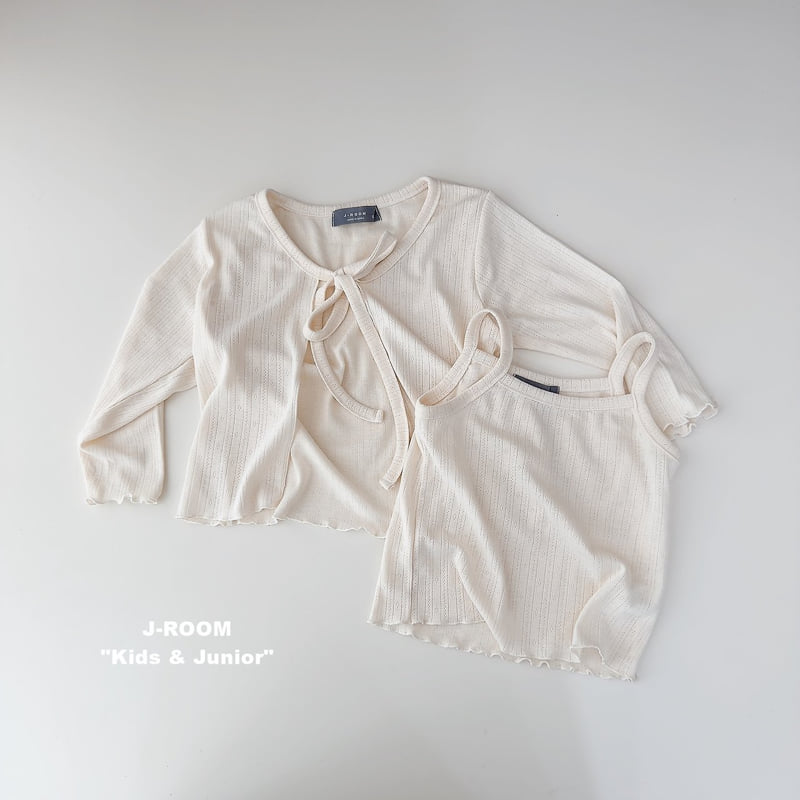 Eyelet Cardigan Set by J-Room for Child - view 9